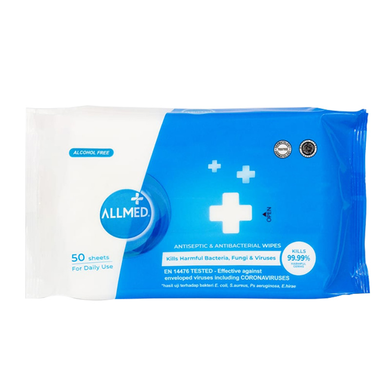 Jual Allmed Ultimate Antiseptic Wipes 50s HBHoz