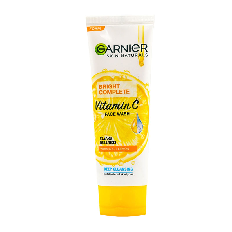 Jual Garnier Bright Complete Vitamin C Face Wash 100ml HBHoz