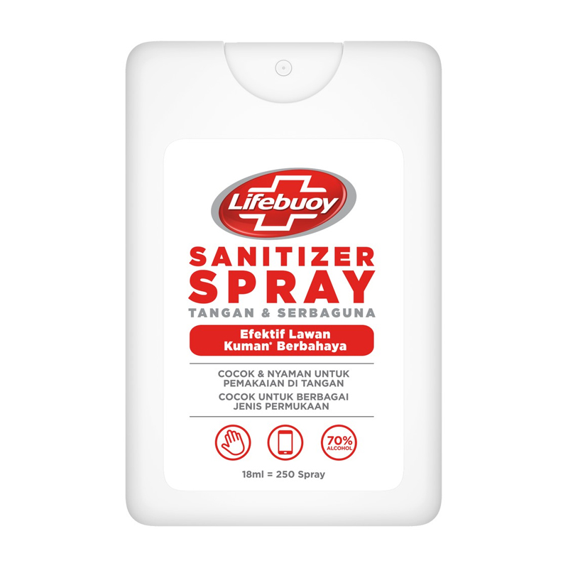 Jual Lifebuoy Hand Sanitizer Total 10 Spray 18ml HBHoz