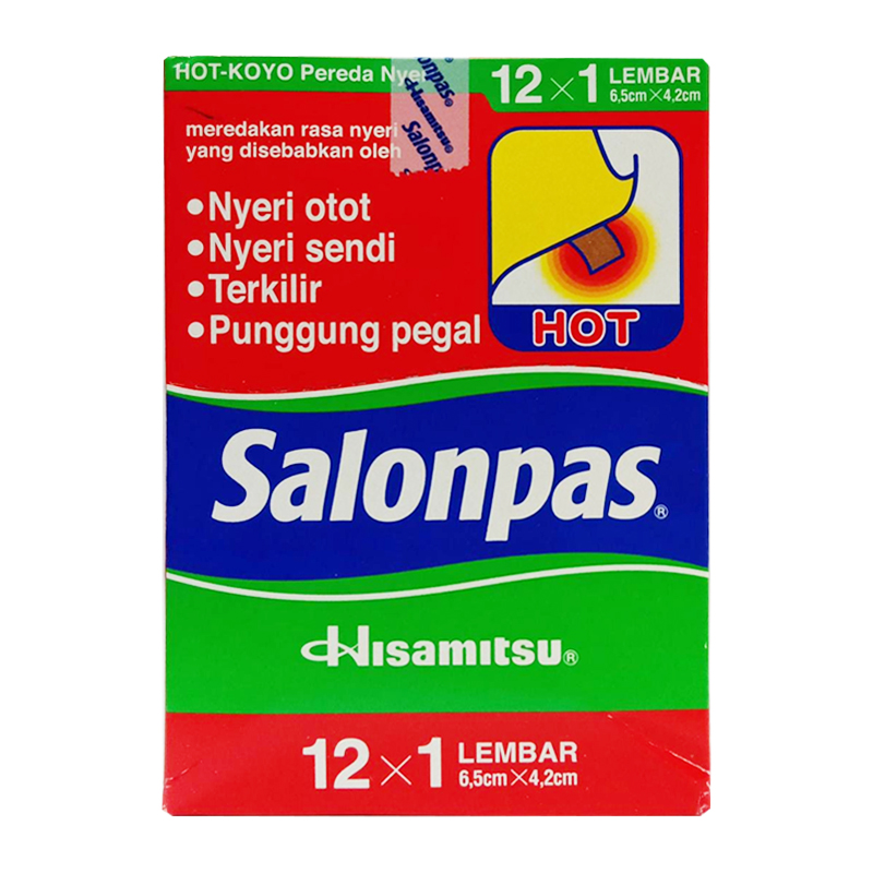 Jual Salonpas Hot S Box Isi Sachet Hbhoz