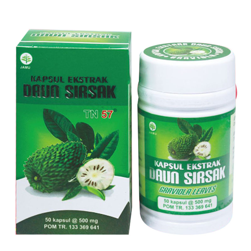 Jual Toga Ekstrak Sirsak 50 Kapsul 500mg HBHoz