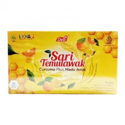 Instan Sari Temulawak Extra Madu dan Jeruk (10s @ 20gr)