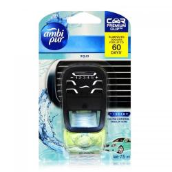 Ambi Pur Pengharum Mobil Starter Kit Ultra Control Aqua 7.5ml (ED: Des 25)