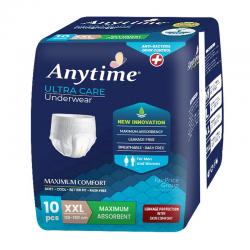 Anytime Anti-Bacterial & Odor Control Ultra Care Adult Pants XXL (10 Pcs)