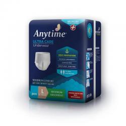 Anytime Anti-Bacterial & Odor Control Ultra Care Adult Pants L (4 Pcs)