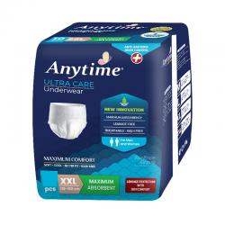 Anytime Anti-Bacterial & Odor Control Ultra Care Adult Pants XXL (3 Pcs)