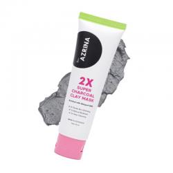 Azrina 2x Super Charcoal Clay Mask 50ml