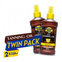 Banana Boat Deep Tanning Oil SPF4 236ml (2pcs)