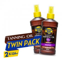 Banana Boat Protective Tanning Oil SPF15 236ml (2pcs)