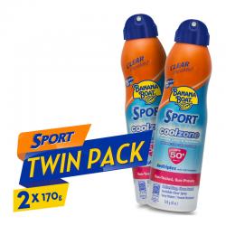 Banana Boat Clear Ultramist Sport Coolzone Spray SPF50 170gr (2pcs)