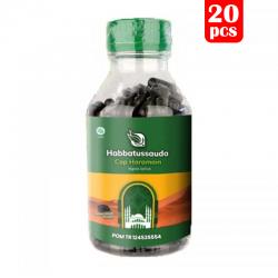 Habbatussauda Cap Haramain 100 Kapsul (PAKET ISI 20 pcs)