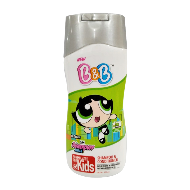 Jual B&B Kids Shampoo And Conditioner Buttercup Powerpuff Girls Kiwi ...