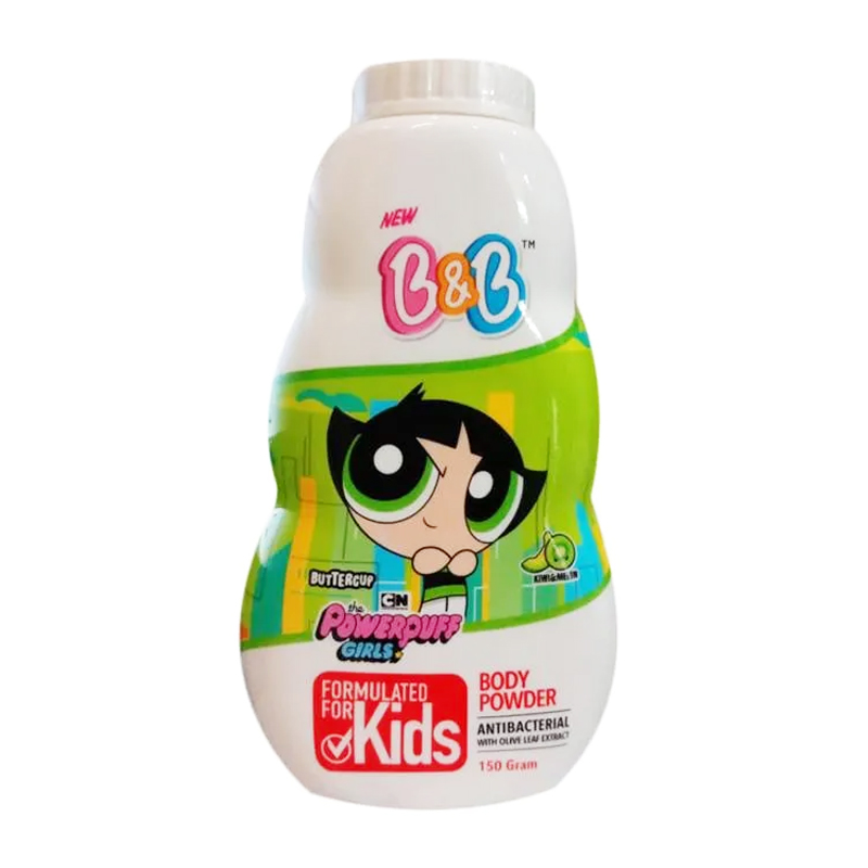 Jual B&B Kids Body Powder Buttercup Powerpuff Girls Kiwi Melon 150gr ...