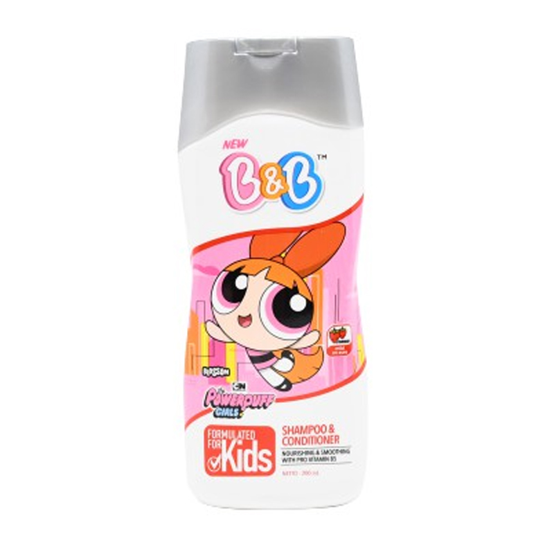 Jual B&B Kids Shampoo And Conditioner Strawberry 200ml - HBHoz