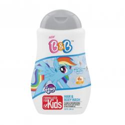 B&B Kids Hair and Body Wash Rainbow Dash 280ml