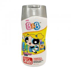 B&B Kids Shampoo and Conditioner Bubbles Powerpuff Girls Orange 100ml