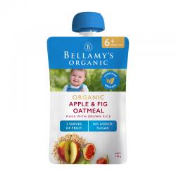 Bellamys Organic Apple & Fig Oatmeal 120gr