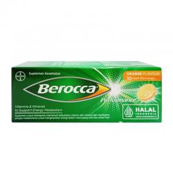 Berocca Multivitamin B kompleks Rasa Jeruk 10 Tablet (ED: Mei 26)