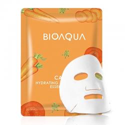 Bioaqua Carrot Hydrating & Glowing Skin Essence Mask 25gr