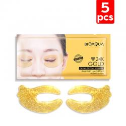 Bioaqua 24K Gold Caviar Crystal Eye Mask (9gr@5pcs)