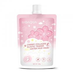 Bioaqua Cherry Collagen Elastic Tender Water Mud Mask 100gr