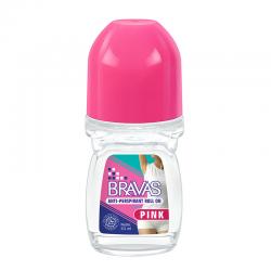 Bravas Anti-Perspirant Roll On Pink 50ml