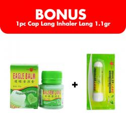 Cap Lang Balsem Lang Family 40gr (BONUS 1pc Cap Lang Inhaler Lang 1.1gr)
