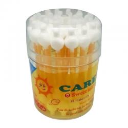 Care Sweetsalt Extra Aman Cotton Buds Pot 30s
