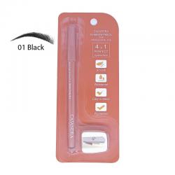 Casandra Eyebrow Pencil 4in1 Perfect Black (ED: Nov 25)