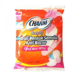 Charm Body Fit Extra Maxi Wing 23cm (Sachet) 2pcs