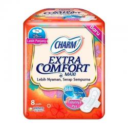 Charm Extra Comfort Maxi Wing 26cm 8pcs