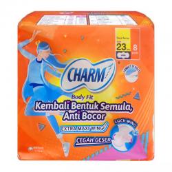 Charm Body Fit Extra Maxi Wing 23cm 8pcs