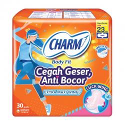 Charm Body Fit Extra Maxi Wing 23cm 30pcs