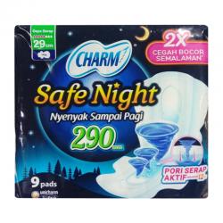 Charm Body Fit Safe Night Wing 29cm 9pcs