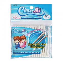 Charmi Cotton Buds Plus Ear Pick ART-181 (36pcs)