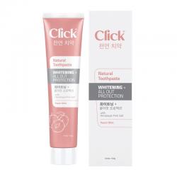 Click Natural Toothpaste Whitening + All Out Protection 100gr