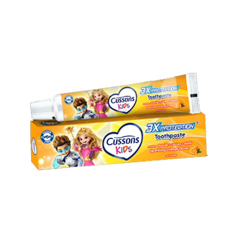 Jual Cussons Kids Toothpaste Sparkling Orange 45gr - HBHoz