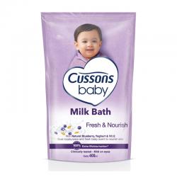 Cussons Baby Milk Bath Fresh and Nourish Refill 400ml