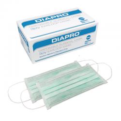 Diapro Value Mask Earloop Green 3Ply 50s