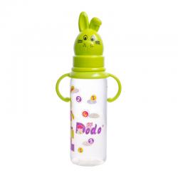 Dodo Botol PP Rabbit With Handle Hijau 8 Oz