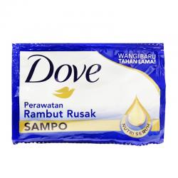 Dove Shampoo Perawatan Rambut Rusak Sachet 9ml