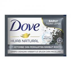 Dove Hijab Natural Sampo Anti Ketombe dan Perawatan Rambut Rontok Sachet 8ml