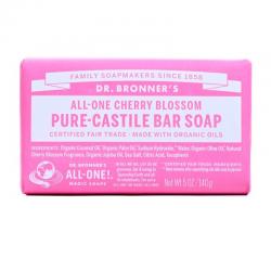 Dr Bronners Pure Castille Bar Soap Cherry Blossom 140gr