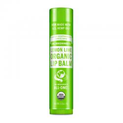 Dr Bronners Organic Lip Balm Lemon Lime 4gr