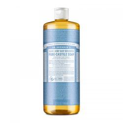 Dr Bronners Pure Castille Liquid Soap Unscented 946ml (ED: Jun 24)