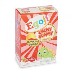 Egoji Chewy Gummy Strawberry Box (5 Sachet @ 20gr)