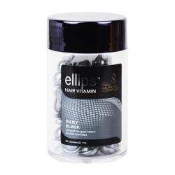 Ellips Hair Vitamin Keratin Silky Black Jar (50 Capsule @1ml)