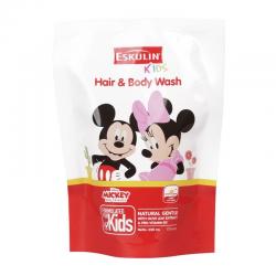 Eskulin Kids Hair & Body Wash Mickey & Friends Pouch 200ml