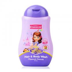 Eskulin Kids Hair and Body Wash Natural Smooth Botol 280ml