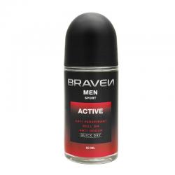 Braven Anti-Perspirant Roll On Active 50ml